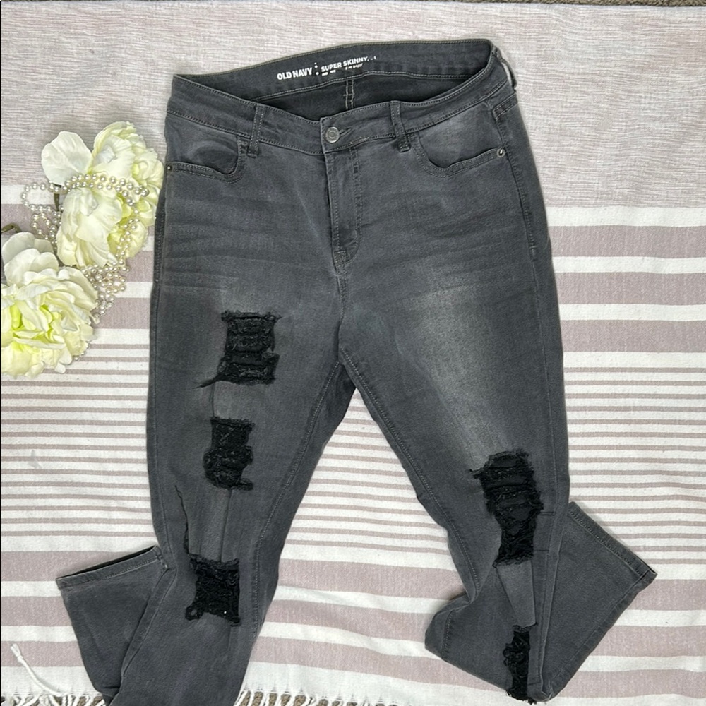 Women's Gray Jeans